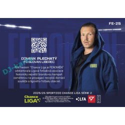 2025/26 Sportzoo Chance Liga 2. série #FE-25 DOMINIK PLECHATÝ Fenomén