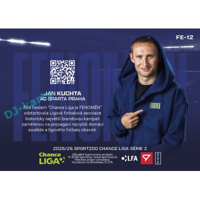 2025/26 Sportzoo Chance Liga 2. série #FE-12 JAN KUCHTA Fenomén