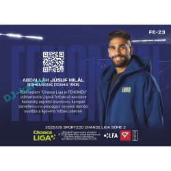 2025/26 Sportzoo Chance Liga 2. série #FE-23 ABDALLÁH JÚSUF HILÁL Fenomén