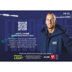 2025/26 Sportzoo Chance Liga 2. série #FE-21 MATĚJ HYBŠ Fenomén