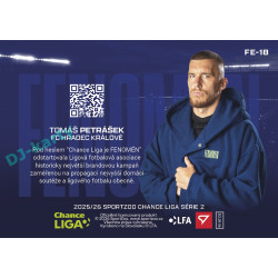 2025/26 Sportzoo Chance Liga 2. série #FE-18 TOMÁŠ PETRÁŠEK Fenomén