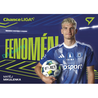 2025/26 Sportzoo Chance Liga 2. série #FE-17 MATĚJ MIKULENKA Fenomén