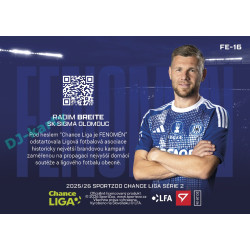 2025/26 Sportzoo Chance Liga 2. série #FE-16 RADIM BREITE Fenomén