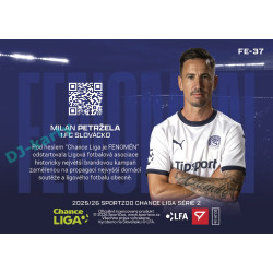 2025/26 Sportzoo Chance Liga 2. série #FE-37 MILAN PETRŽELA Fenomén
