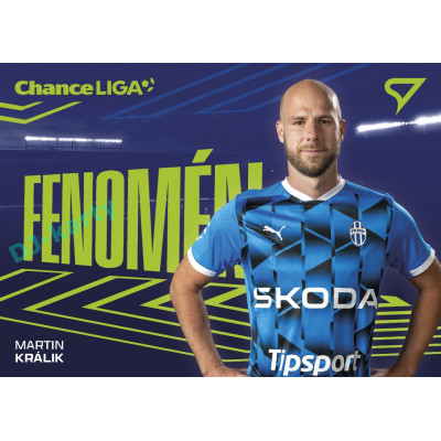 2025/26 Sportzoo Chance Liga 2. série #FE-34 MARTIN KRÁLIK Fenomén