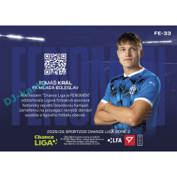 2025/26 Sportzoo Chance Liga 2. série #FE-33 TOMÁŠ KRÁL Fenomén