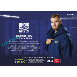 2025/26 Sportzoo Chance Liga 2. série #FE-03 TOMÁŠ CHORÝ Fenomén