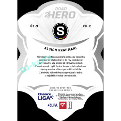 2025/26 Sportzoo Chance Liga 2. série #RH-2 ALBION RRAHMANI Road 2 Hero