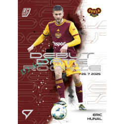 2025/26 Sportzoo Chance Liga 2. série #DR-13 ERIC HUNAL Debut Date Rookie