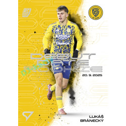2025/26 Sportzoo Chance Liga 2. série #DR-18 LUKÁŠ BRÁNECKÝ Debut Date Rookie