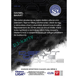 2025/26 Sportzoo Chance Liga 2. série #DR-12 DANIEL BARÁT Debut Date Rookie