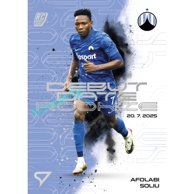 2025/26 Sportzoo Chance Liga 2. série #DR-08 AFOLABI SOLIU Debut Date Rookie