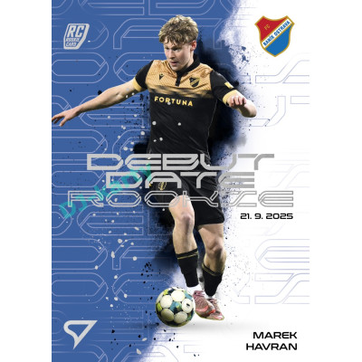 2025/26 Sportzoo Chance Liga 2. série #DR-02 MAREK HAVRAN Debut Date Rookie