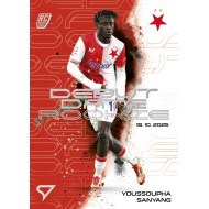 2025/26 Sportzoo Chance Liga 2. série #DR-01 YOUSSOUPHA SANYANG Debut Date Rookie