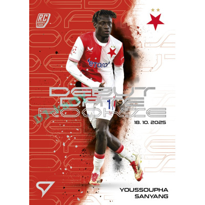 2025/26 Sportzoo Chance Liga 2. série #DR-01 YOUSSOUPHA SANYANG Debut Date Rookie