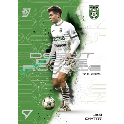 2025/26 Sportzoo Chance Liga 2. série #DR-09 JAN CHYTRÝ Debut Date Rookie