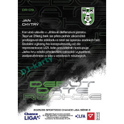 2025/26 Sportzoo Chance Liga 2. série #DR-09 JAN CHYTRÝ Debut Date Rookie