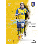 2025/26 Sportzoo Chance Liga 2. série #DR-10 MATEJ RIZNIČ Debut Date Rookie