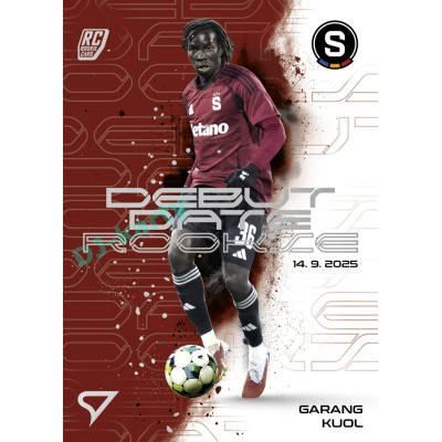 2025/26 Sportzoo Chance Liga 2. série #DR-04 GARANG KUOL Debut Date Rookie