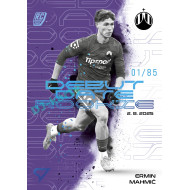 2025/26 Sportzoo Chance Liga 2. série #DR-07 ERMIN MAHMIĆ Debut Date Rookie Amethyst Purple xx/85