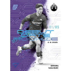 2025/26 Sportzoo Chance Liga 2. série #DR-07 ERMIN MAHMIĆ Debut Date Rookie Amethyst Purple xx/85