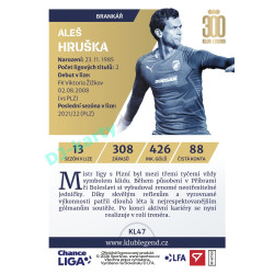 2025/26 Sportzoo Chance Liga 2. série #KL47 Aleš Hruška Klub Legend