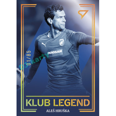 2025/26 Sportzoo Chance Liga 2. série #KL47 Aleš Hruška Klub Legend Royal Blue xx/85