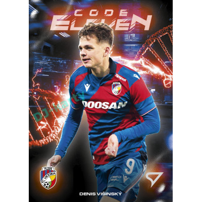 2025/26 Sportzoo Chance Liga 2. série #CE-06 DENIS VIŠINSKÝ Code Eleven
