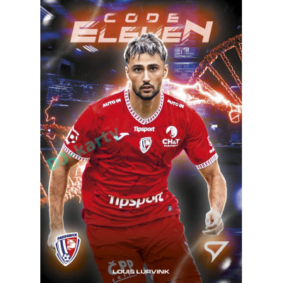 2025/26 Sportzoo Chance Liga 2. série #CE-34 LOUIS LURVINK Code Eleven
