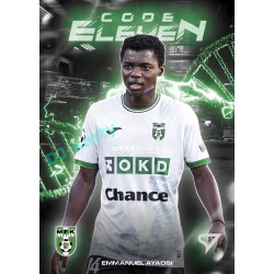 2025/26 Sportzoo Chance Liga 2. série #CE-25 EMMANUEL AYAOSI Code Eleven