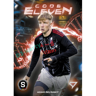 2025/26 Sportzoo Chance Liga 2. série #CE-11 ADAM ŠEVÍNSKÝ Code Eleven