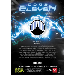 2025/26 Sportzoo Chance Liga 2. série #CE-22 MAREK ICHA Code Eleven