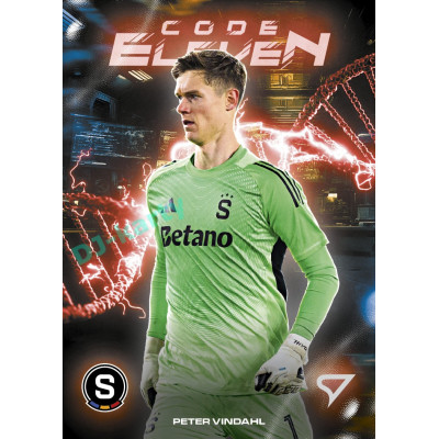 2025/26 Sportzoo Chance Liga 2. série #CE-10 PETER VINDAHL Code Eleven