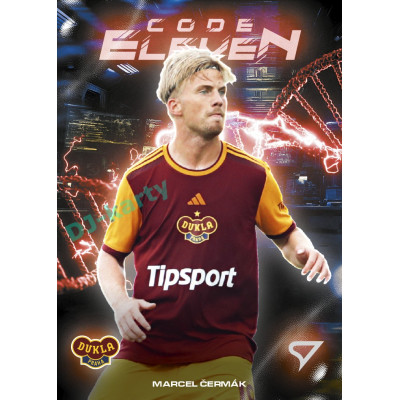 2025/26 Sportzoo Chance Liga 2. série #CE-32 MARCEL ČERMÁK Code Eleven