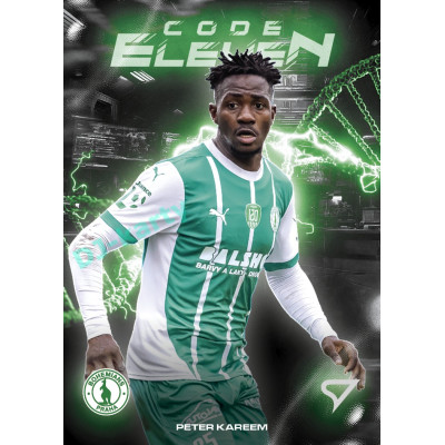 2025/26 Sportzoo Chance Liga 2. série #CE-20 PETER KAREEM Code Eleven