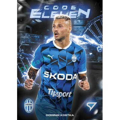 2025/26 Sportzoo Chance Liga 2. série #CE-28 DOMINIK KOSTKA Code Eleven