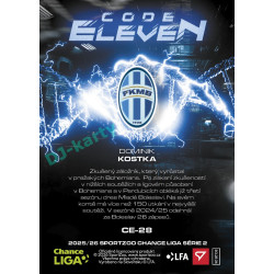 2025/26 Sportzoo Chance Liga 2. série #CE-28 DOMINIK KOSTKA Code Eleven