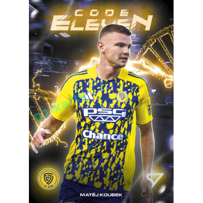 2025/26 Sportzoo Chance Liga 2. série #CE-36 MATĚJ KOUBEK Code Eleven