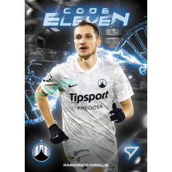 2025/26 Sportzoo Chance Liga 2. série #CE-23 RAIMONDS KROLLIS Code Eleven
