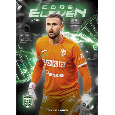2025/26 Sportzoo Chance Liga 2. série #CE-24 JAKUB LAPEŠ Code Eleven
