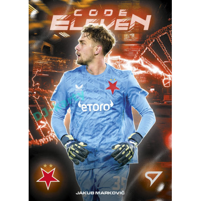 2025/26 Sportzoo Chance Liga 2. série #CE-01 JAKUB MARKOVIČ Code Eleven