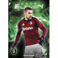 2025/26 Sportzoo Chance Liga 2. série #CE-12 MATĚJ RYNEŠ Code Eleven Electric Green xx/55