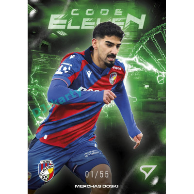2025/26 Sportzoo Chance Liga 2. série #CE-04 MERCHAS DOSKI Code Eleven Electric Green xx/55