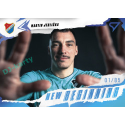 2025/26 Sportzoo Chance Liga 2. série #NB-03 MARTIN JEDLIČKA New Beginning Crystal Blue xx/85