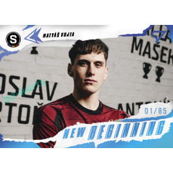 2025/26 Sportzoo Chance Liga 2. série #NB-07 MATYÁŠ VOJTA New Beginning Crystal Blue xx/85