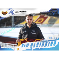 2025/26 Sportzoo Chance Liga 2. série #NB-16 TOMÁŠ PEKHART New Beginning Crystal Blue xx/85