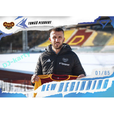 2025/26 Sportzoo Chance Liga 2. série #NB-16 TOMÁŠ PEKHART New Beginning Crystal Blue xx/85