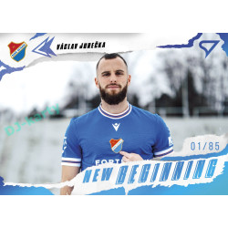 2025/26 Sportzoo Chance Liga 2. série #NB-04 VÁCLAV JUREČKA New Beginning Crystal Blue xx/85