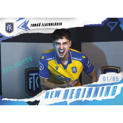 2025/26 Sportzoo Chance Liga 2. série #NB-15 TOMÁŠ ZLATOHLÁVEK New Beginning Crystal Blue xx/85