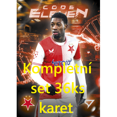 2025/26 Sportzoo Chance Liga 2. série kompletní set 36ks karet Code Eleven